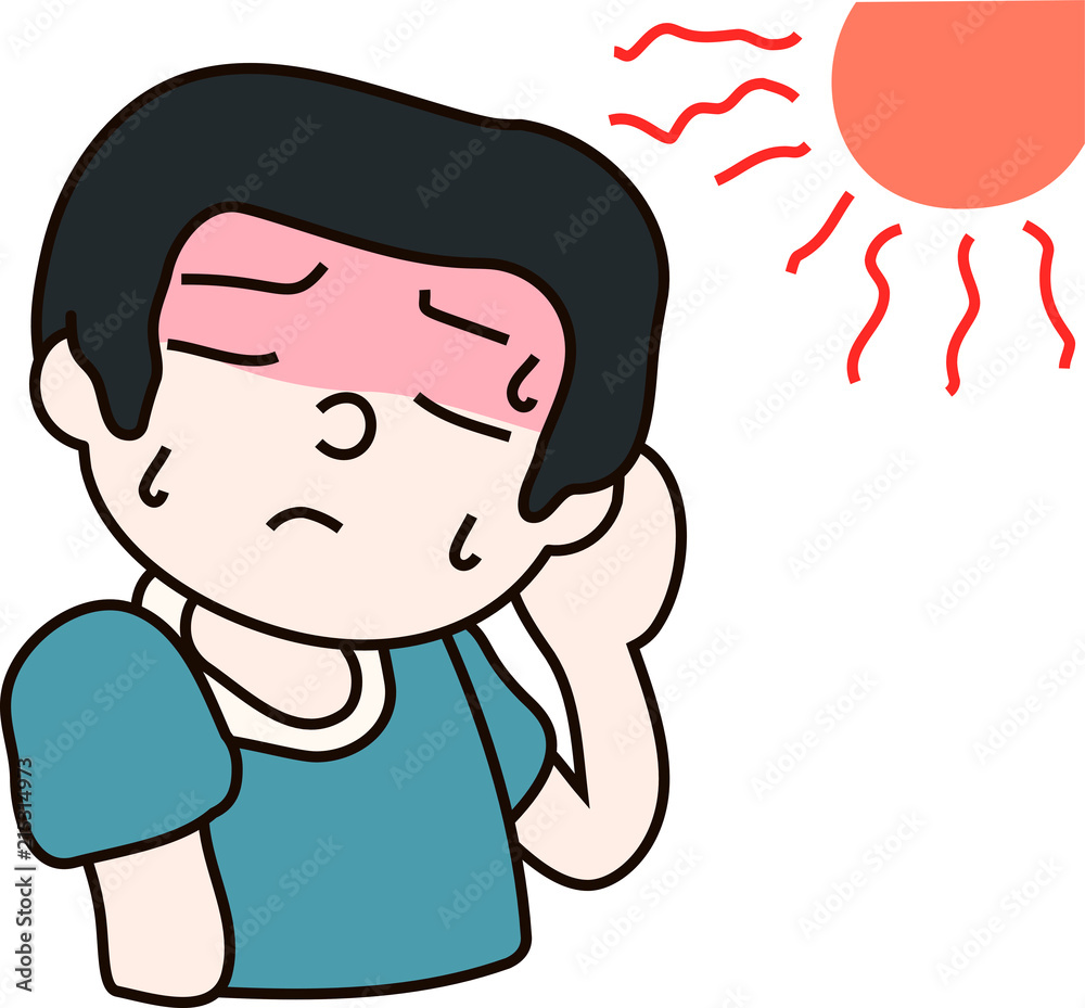Summer heat stroke father Summer heat stroke father