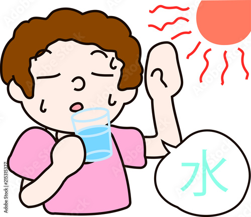 Summer heat stroke mother
