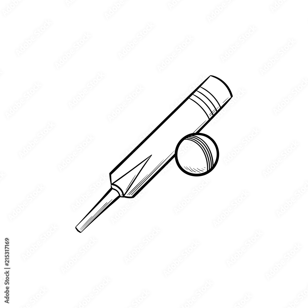 Drawing Accessory Cricket - Cricket Ground Pencil Drawing, HD Png Download  - 900x900(#2911697) - PngFind