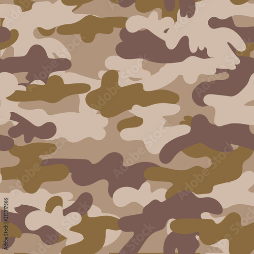 Vector Seamless Camouflage Pattern