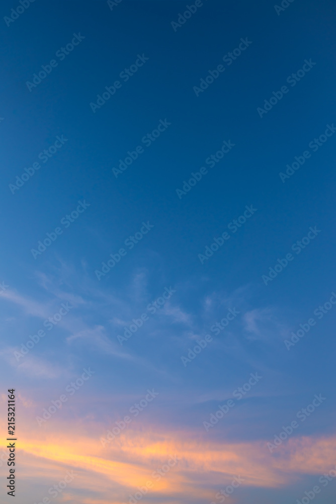 blue sky and white cloud . blue sky and white cloud .