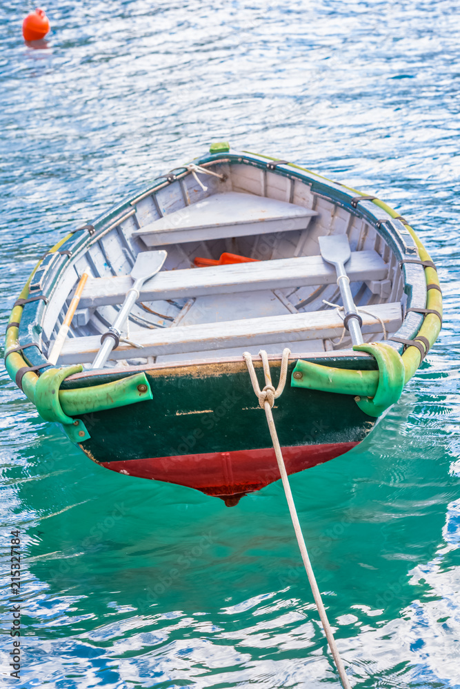  barque de pêche à Portofino, Ligurie, Italie 