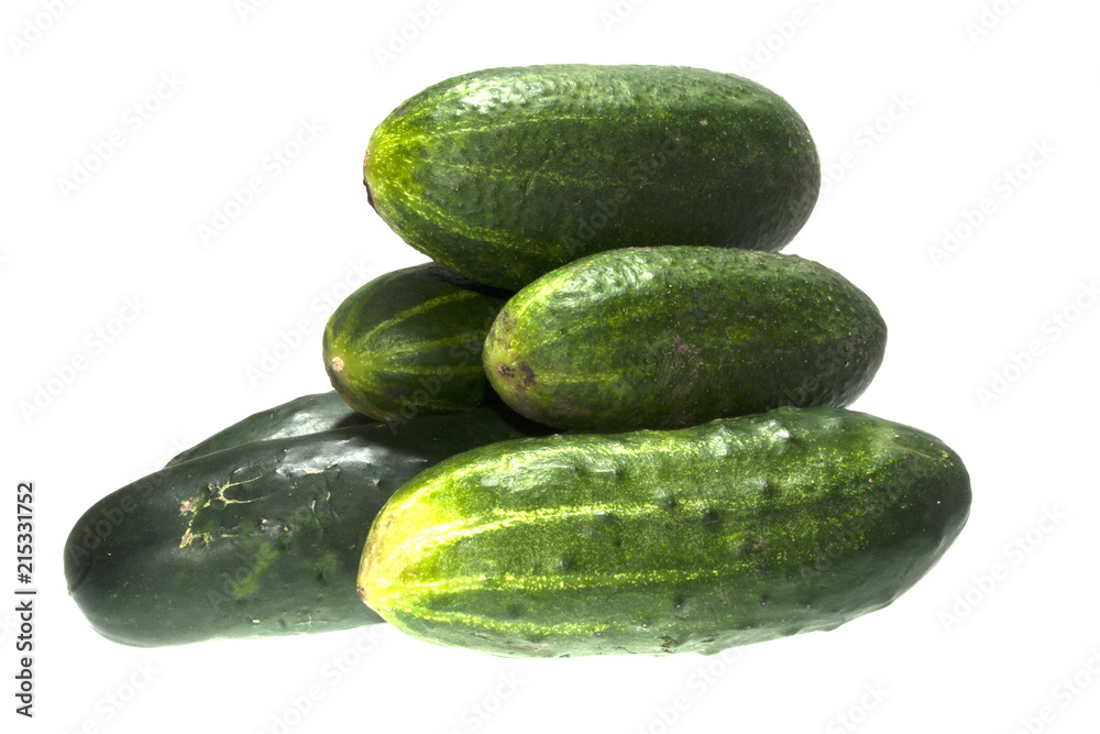 cucumber isolated on white background cucumber isolated on white background