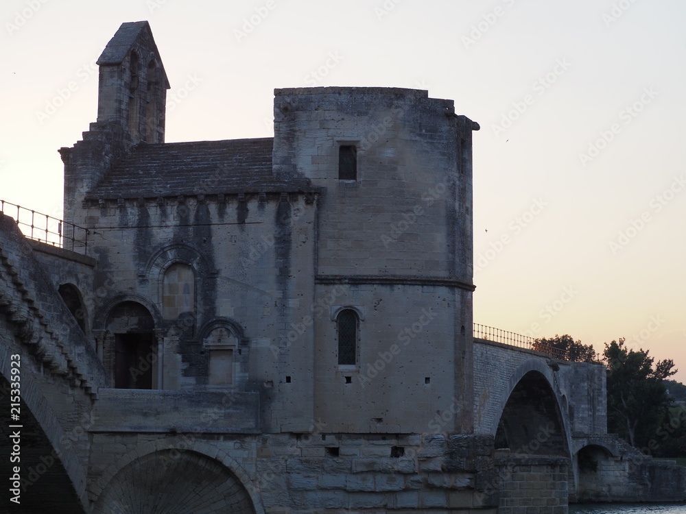 The famous bridge of Avignon