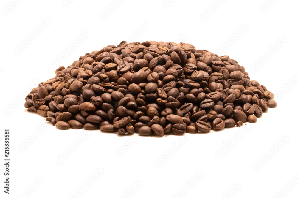 Isolated studio shot. coffee bean on white Isolated studio shot. coffee bean on white