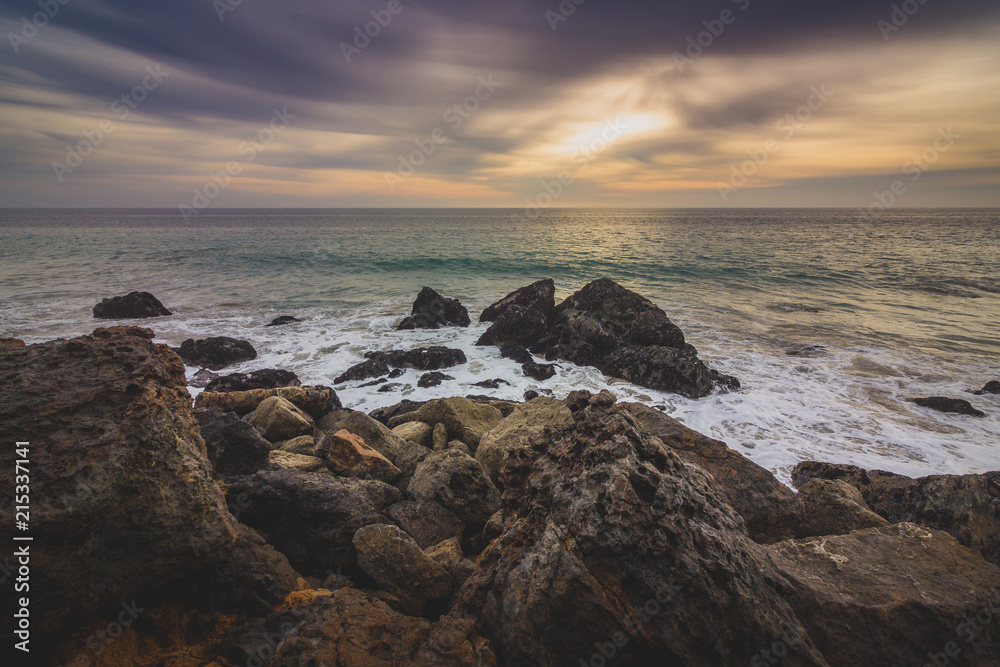 Cloudy Point Dume Sunset Cloudy Point Dume Sunset