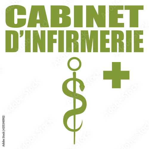 Logo cabinet d'infirmerie.