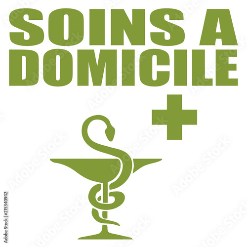 Logo soins à domicile.