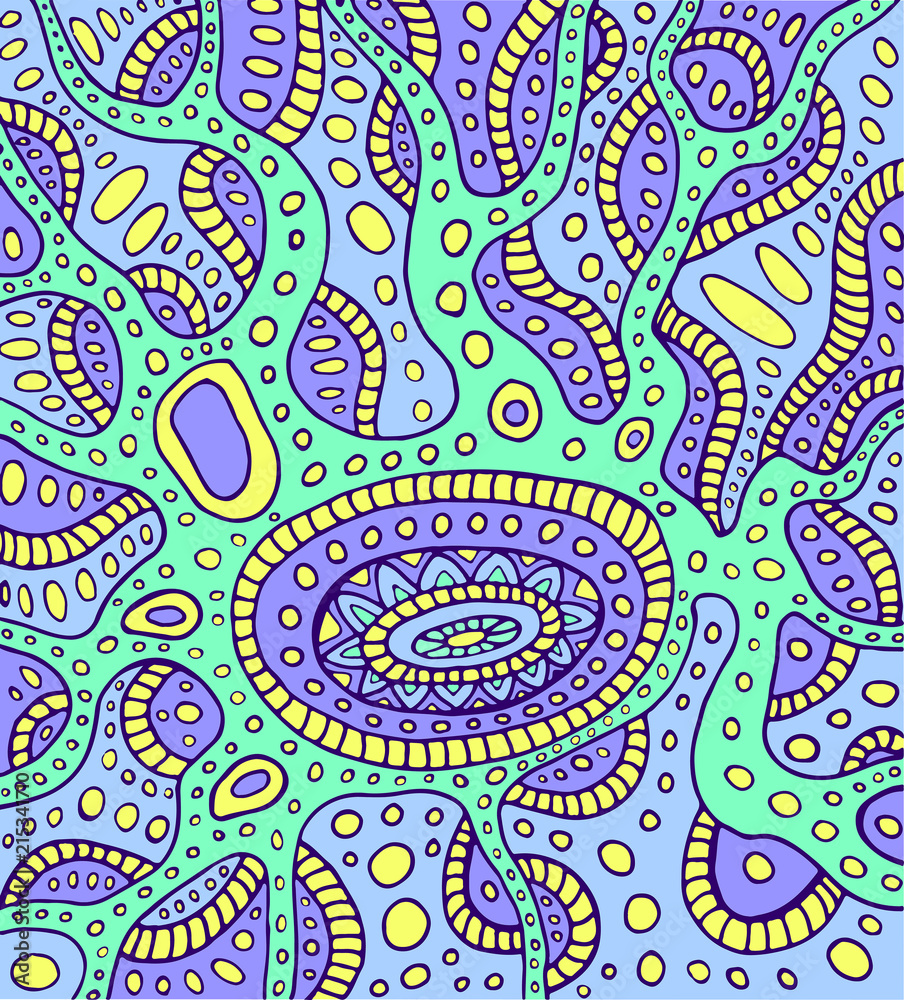 Abstract psychedelic surreal doodle background. Abstract psychedelic surreal doodle background.