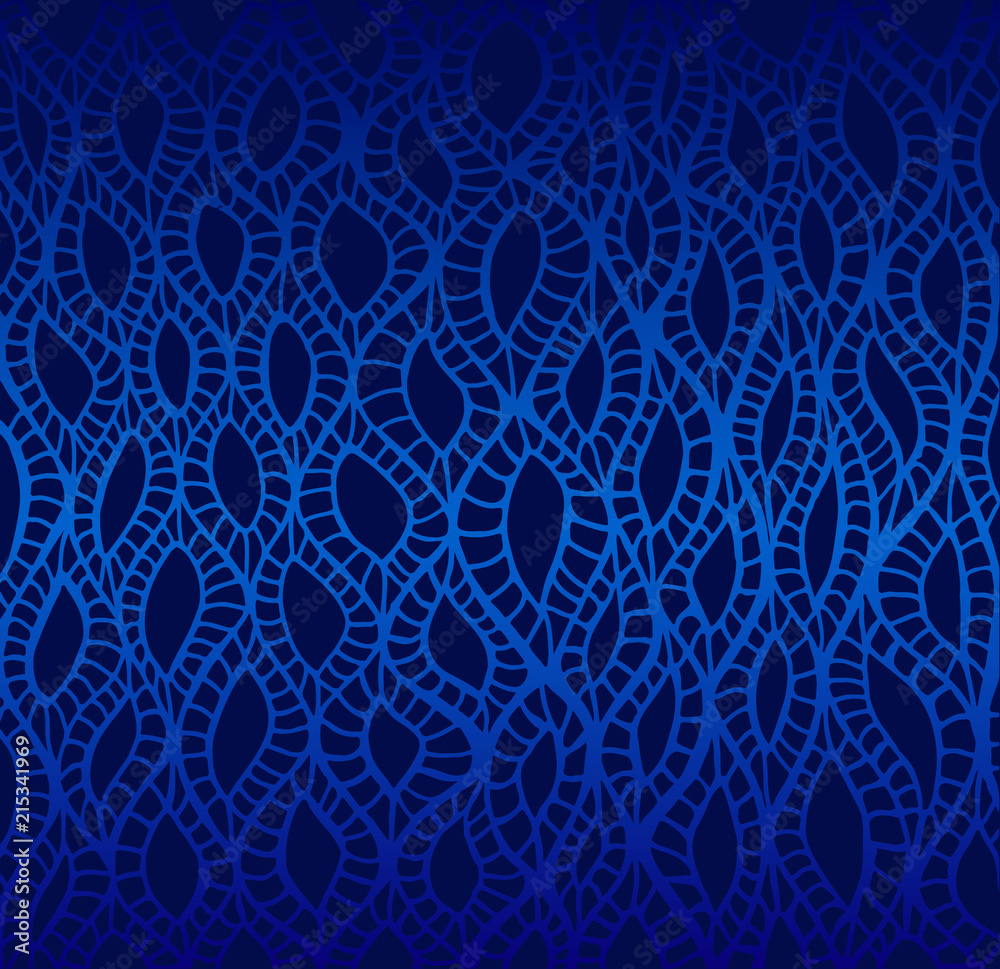 Sapphire color abstract ornamental background.