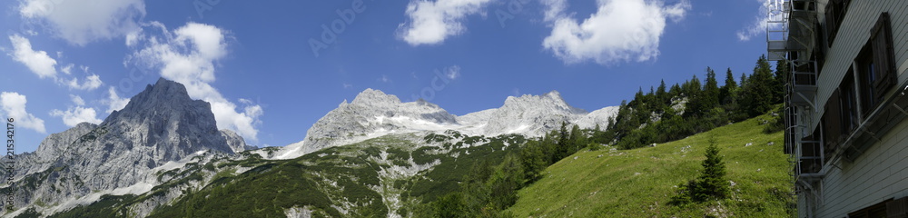 totes gebirge mountains in alps in austria