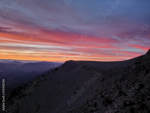 Lever du soleil au Mont ventoux © Christophe