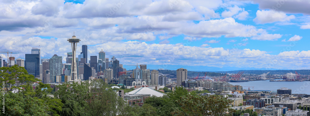 Fototapeta premium Seattle Skyline Panorama