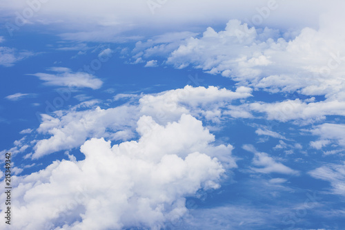 Fototapeta Naklejka Na Ścianę i Meble -  Blue sky with cloud sky.Bird eye view.