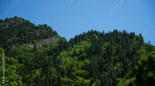 Trialeti mountain range in Georgia