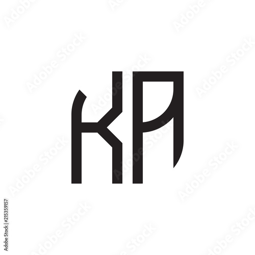 two letter monogram logo photo