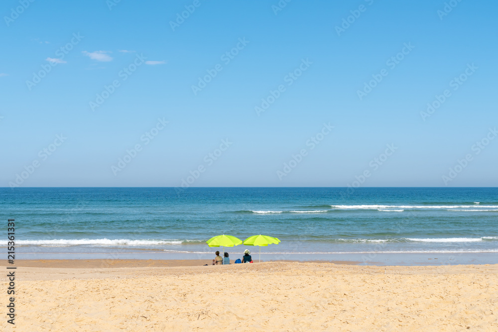 CAP FERRET (Bassin d'Arcachon, France), la plage côté océan