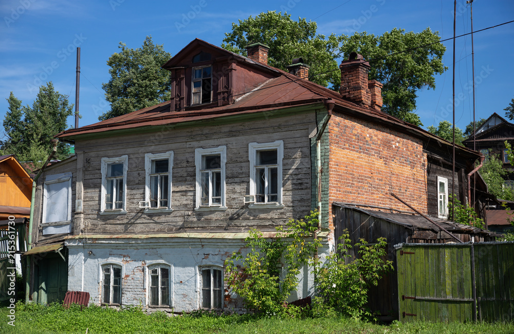 Old country house in small towns of Russia