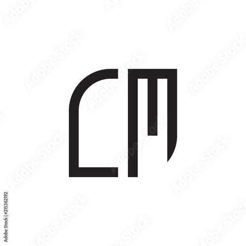 two letter monogram logo