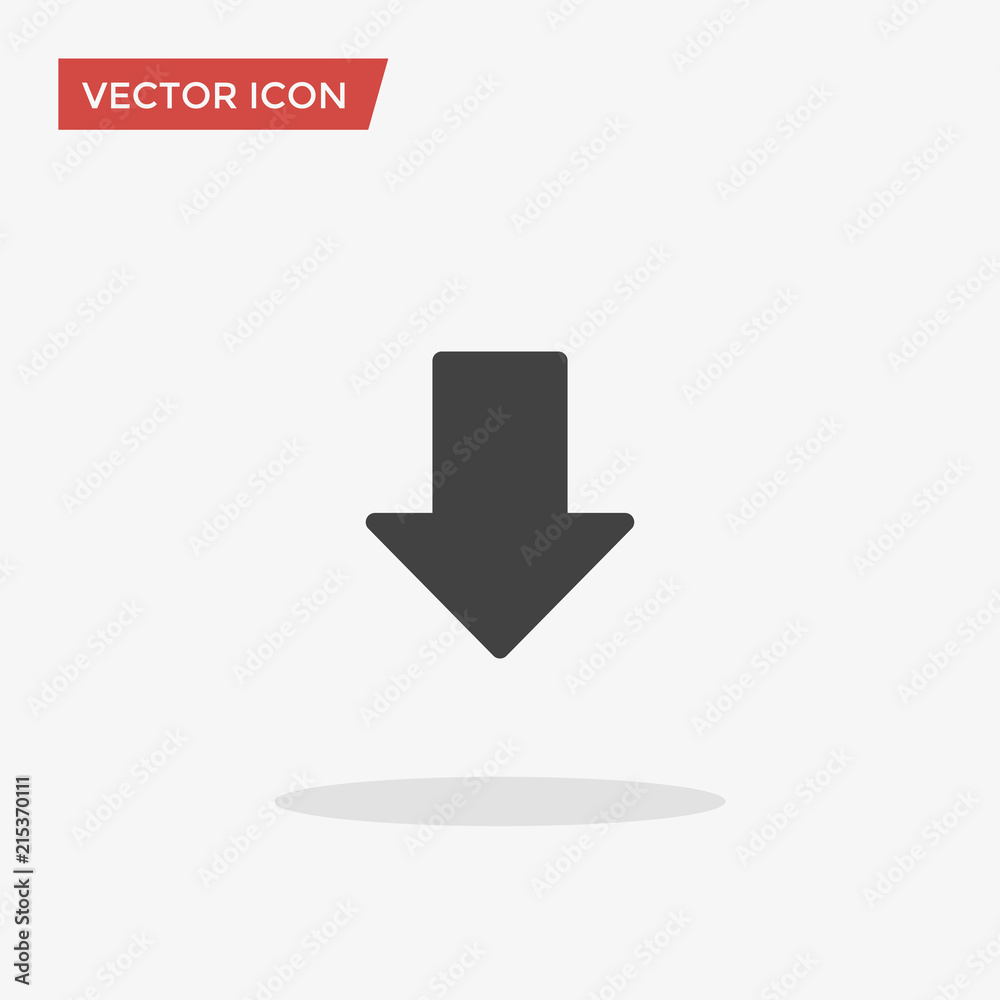 Download Icon in trendy flat style isolated on grey background. Arrow symbol for your web design. Vector illustration, EPS10. Download Icon in trendy flat style isolated on grey background. Arrow symbol for your web design. Vector illustration, EPS10.
