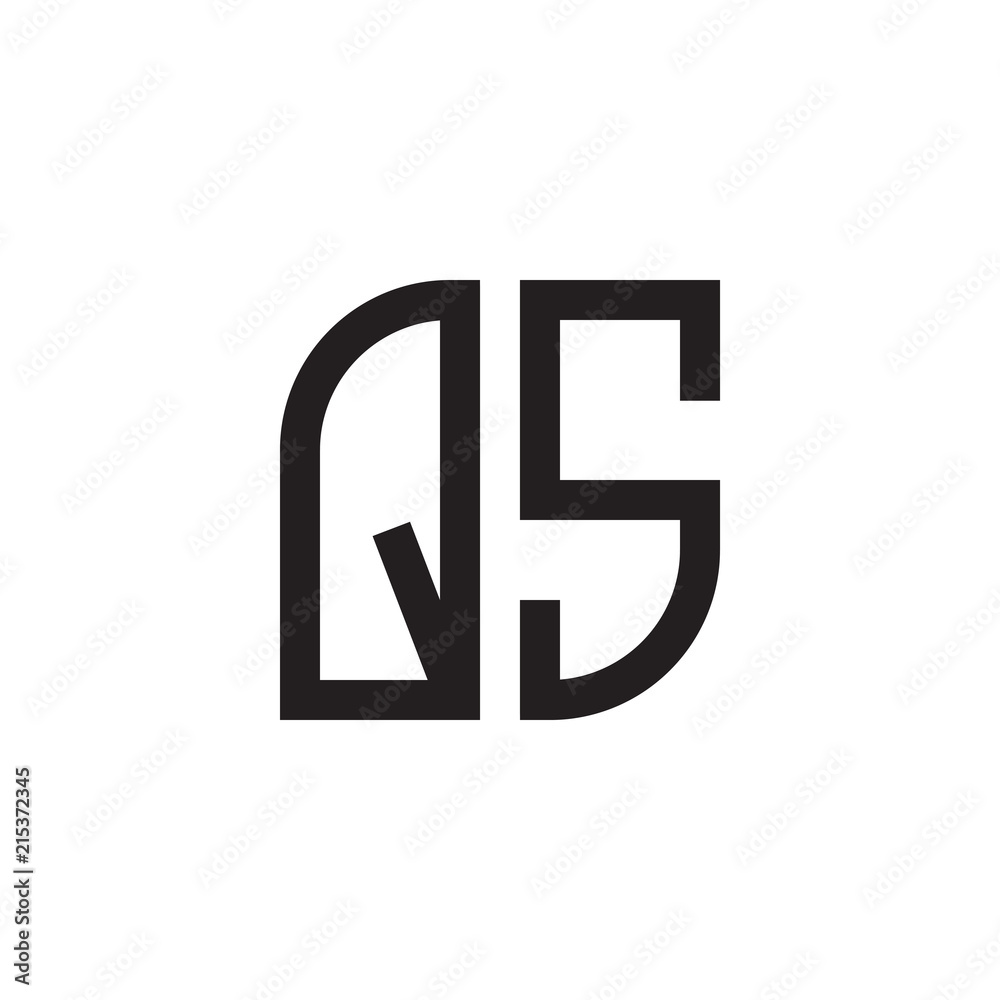 Obraz premium two letter monogram logo