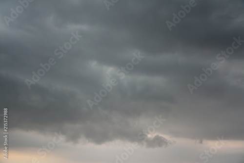 ominous clouds, Nimbostratus, rolling in, before the storm strikes.