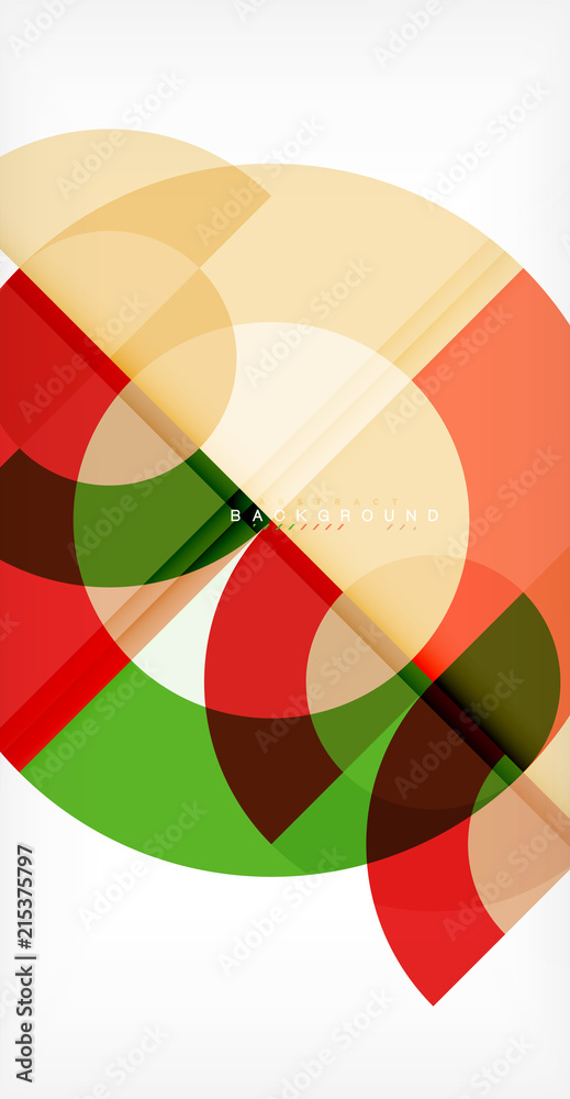 Obraz premium Modern circle abstract background