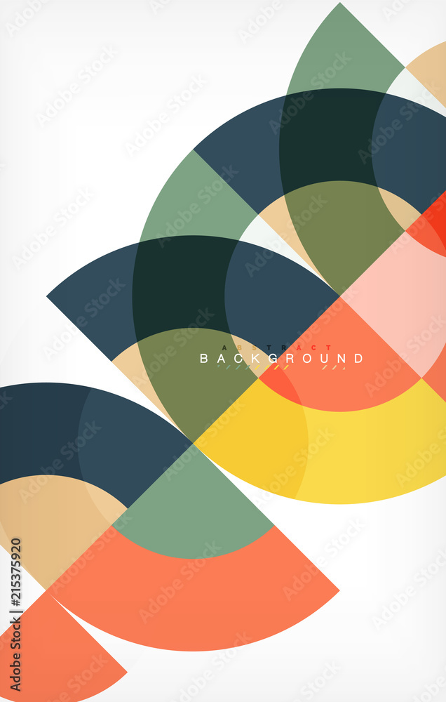 Modern circle abstract background Modern circle abstract background