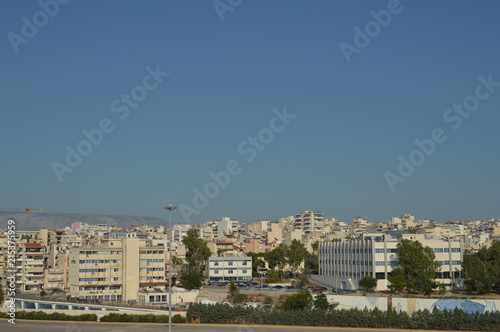 Take The City Of Piraeus From A Cruise. Architecture Landscapes Travel Cruises. July 2, 2018. Piraeus Greece. photo