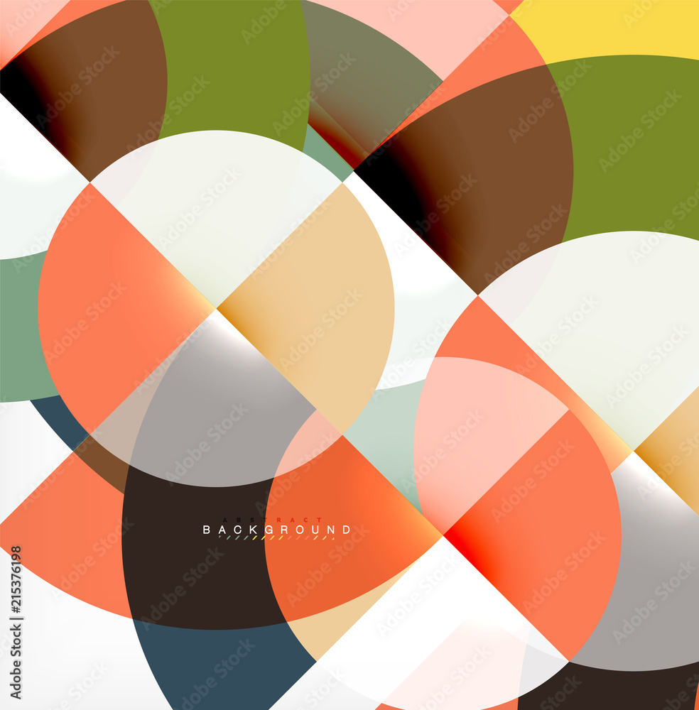 Modern circle abstract background Modern circle abstract background