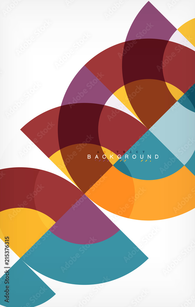 Modern circle abstract background Modern circle abstract background