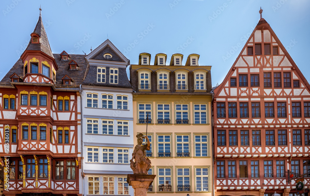 The Roemer, an old city hall of Frankfurt, Germany