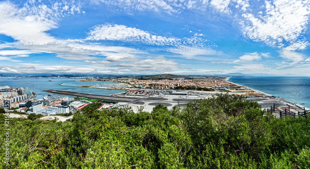 Coast of Gibraltar, Airport, is one of the few airports in the world where the road runs through the airstrip.