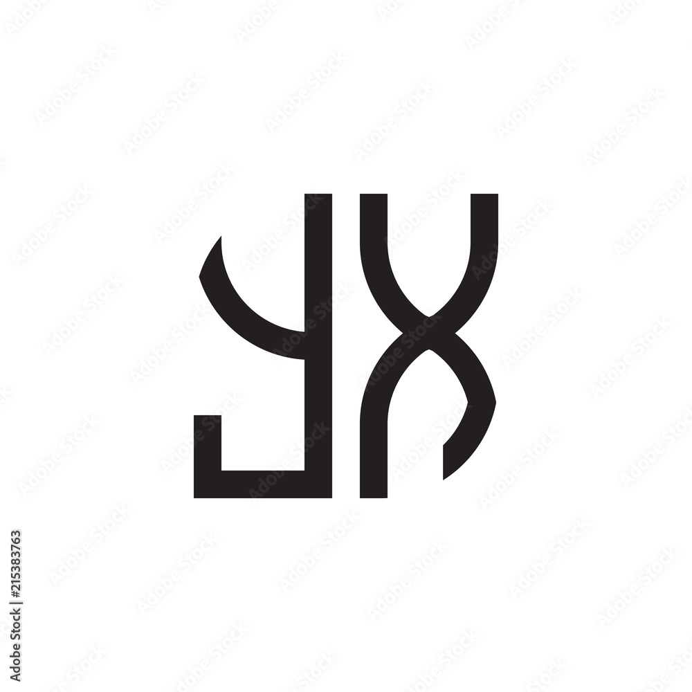 Obraz premium two letter monogram logo