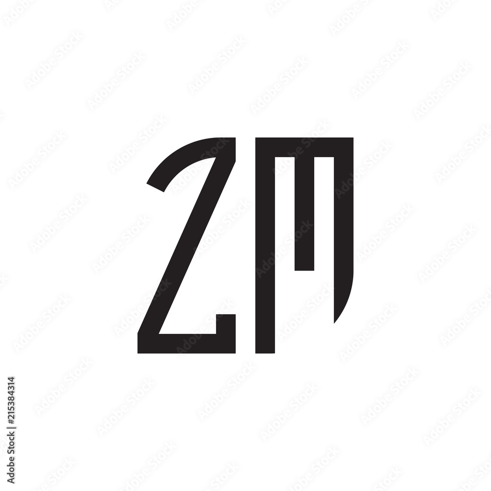 two letter monogram logo