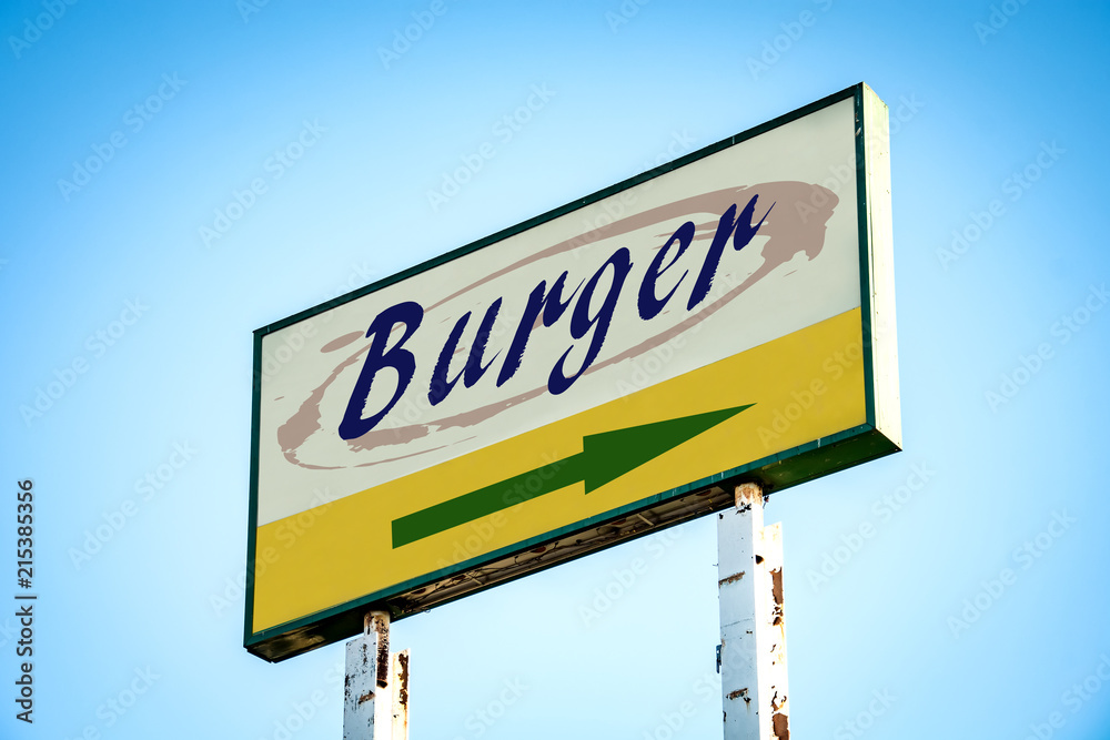 Schild 301 - Burger