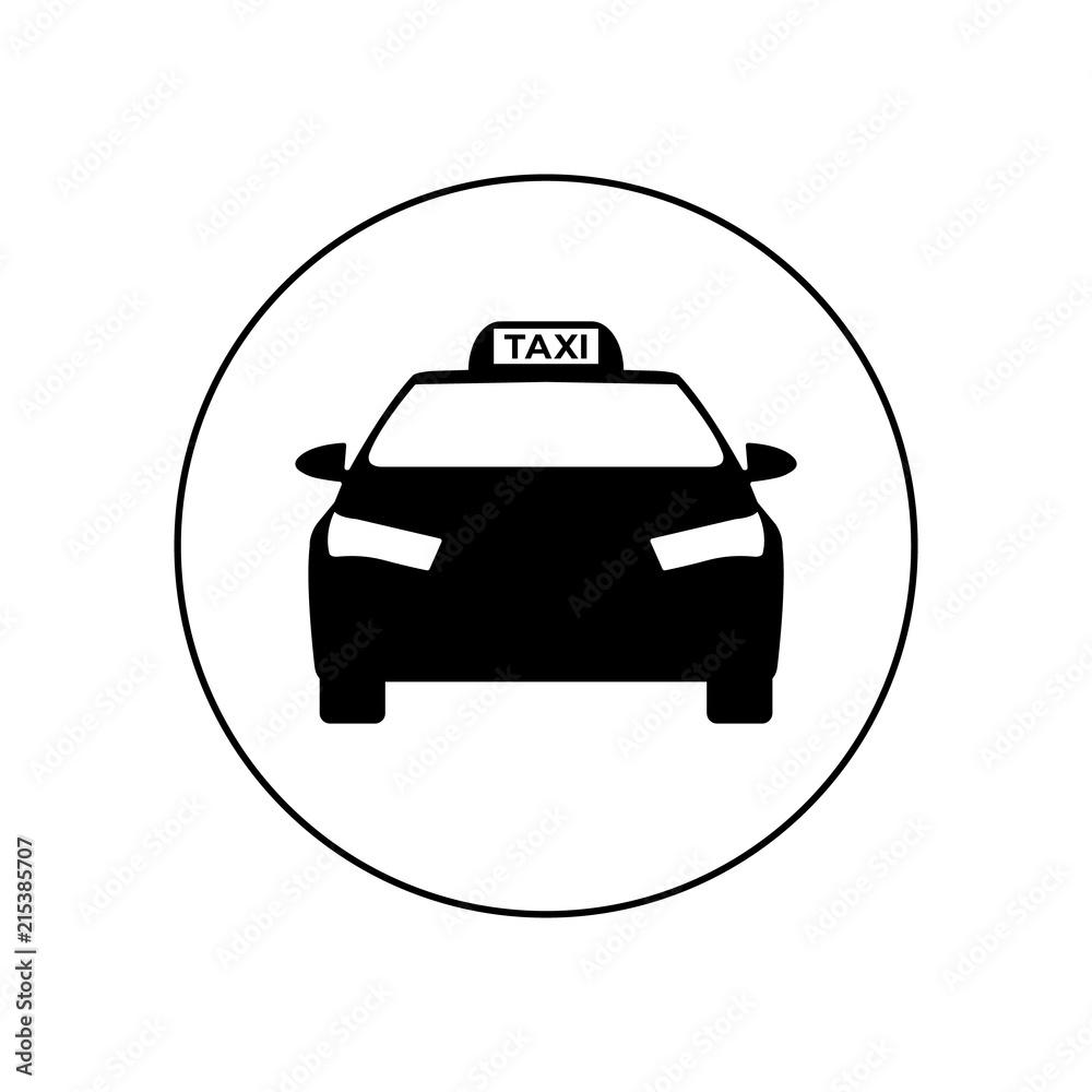 Taxi icon, logo