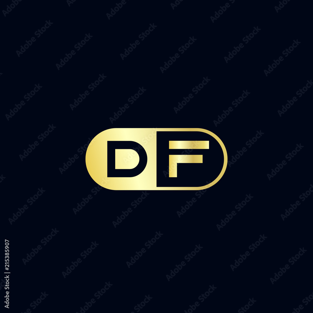 Initial Letter DF Logo Template Design Initial Letter DF Logo Template Design