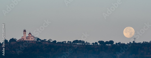 Moon over Lluçanès photo