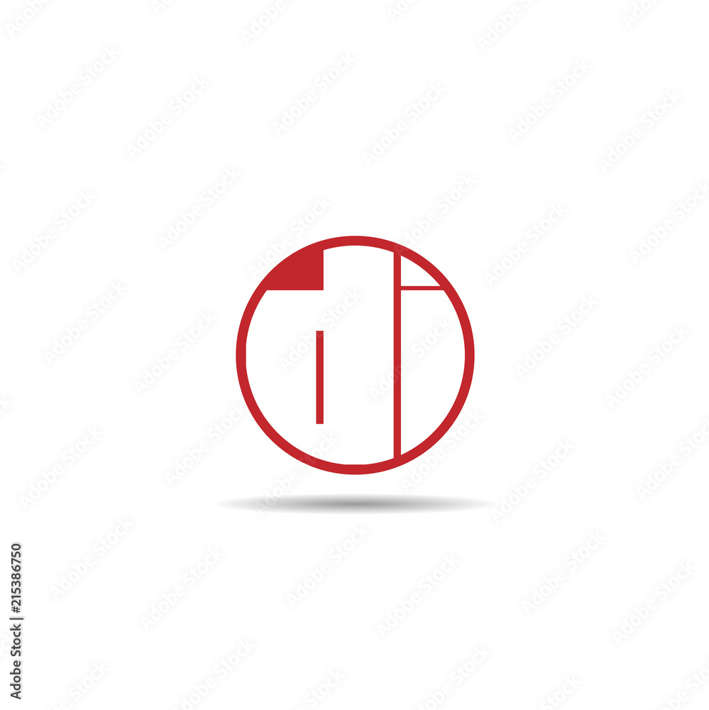 Initial Letter DI Logo Template Design Initial Letter DI Logo Template Design