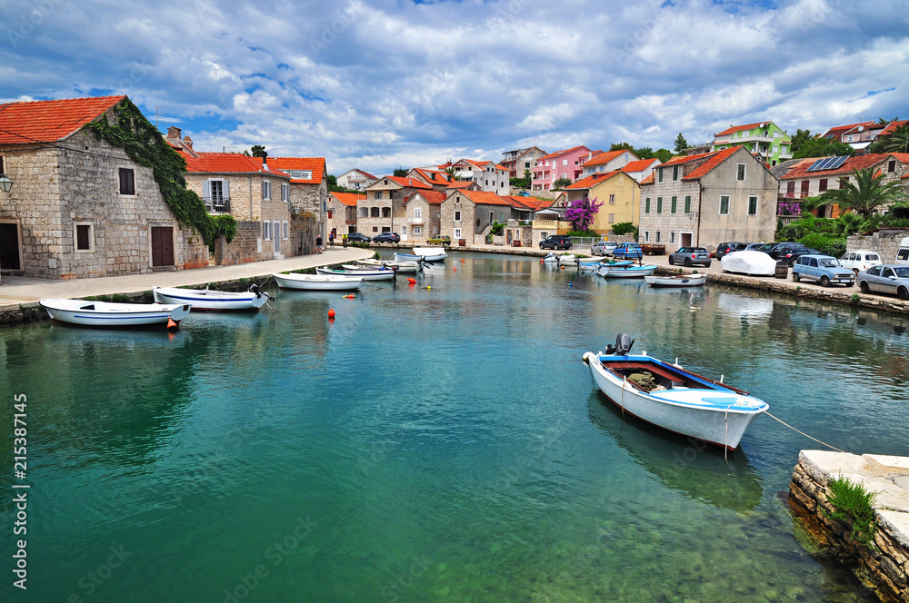 Vrboska an old dalmatian village, Hvar Croatia Vrboska an old dalmatian village, Hvar Croatia