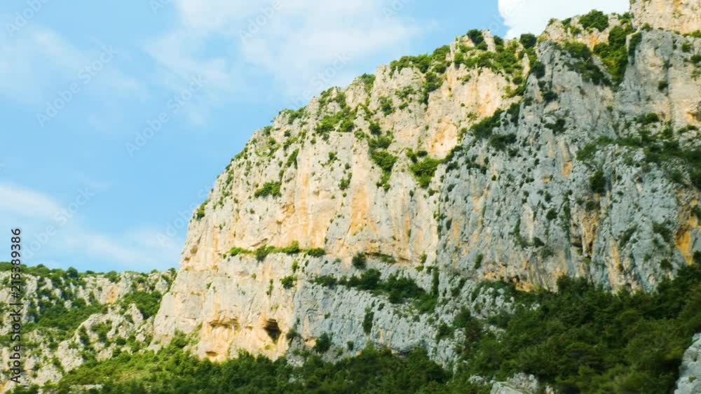 Steep Cliffs and a Beautiful Blue Sky Steep Cliffs and a Beautiful Blue Sky