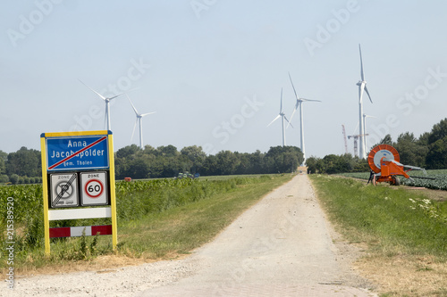 Agricultural landscape of the peninsula Tholen photo