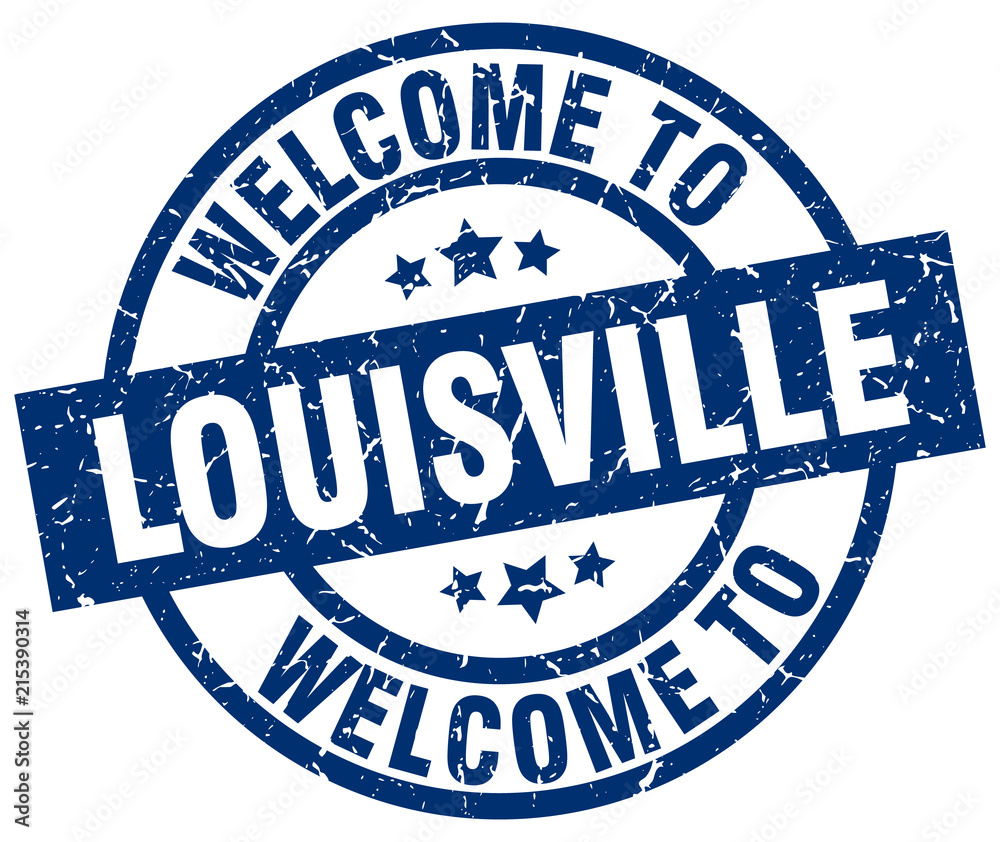 welcome to Louisville blue stamp welcome to Louisville blue stamp