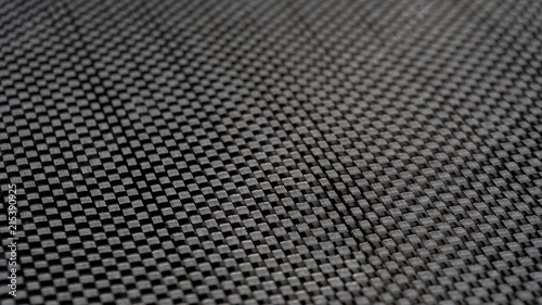 Black carbon fiber composite palin weave woven