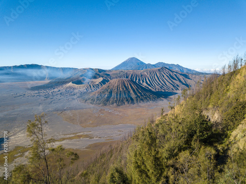 Mount bromo Indonesia Drone View
