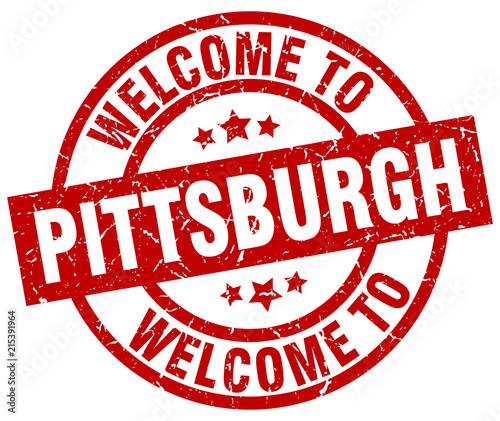 welcome to Pittsburgh red stamp