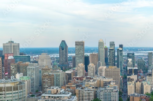 Montreal Skyline in summer  Canada