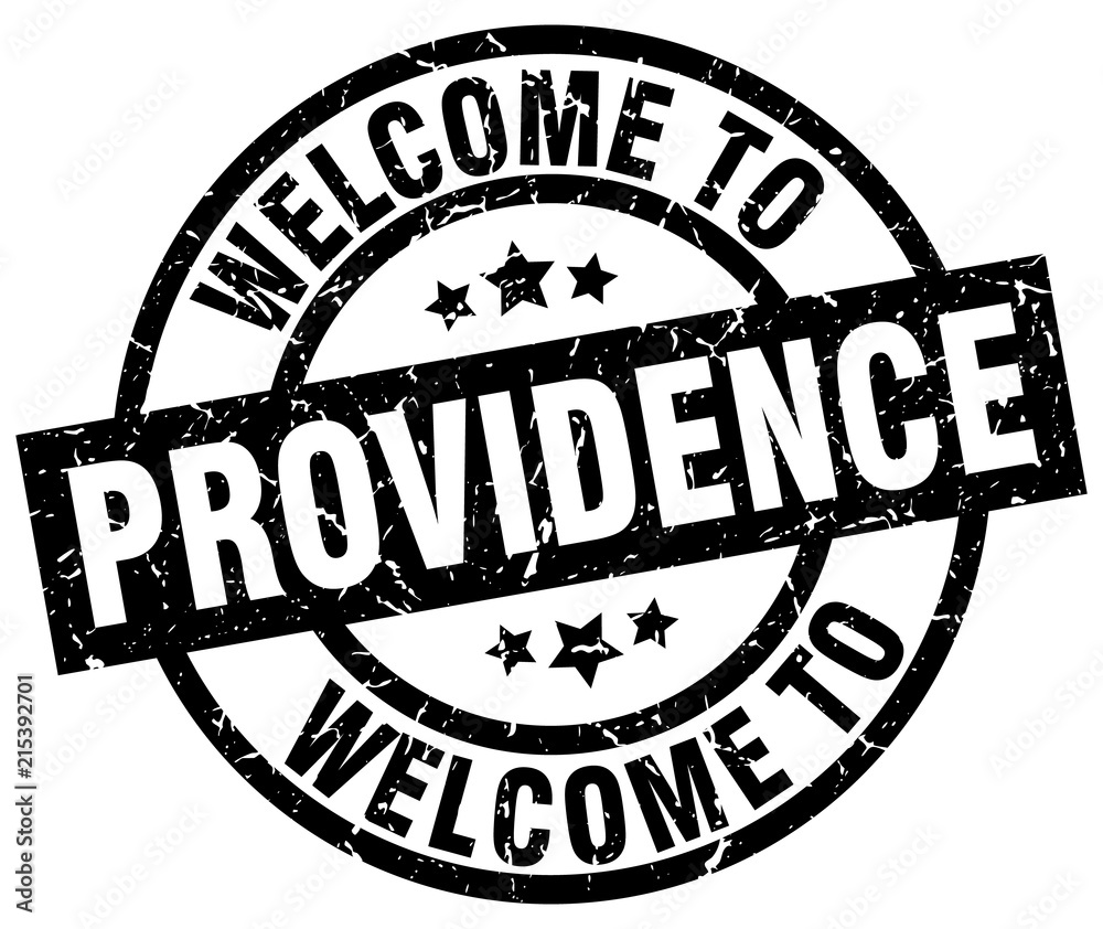 welcome to Providence black stamp