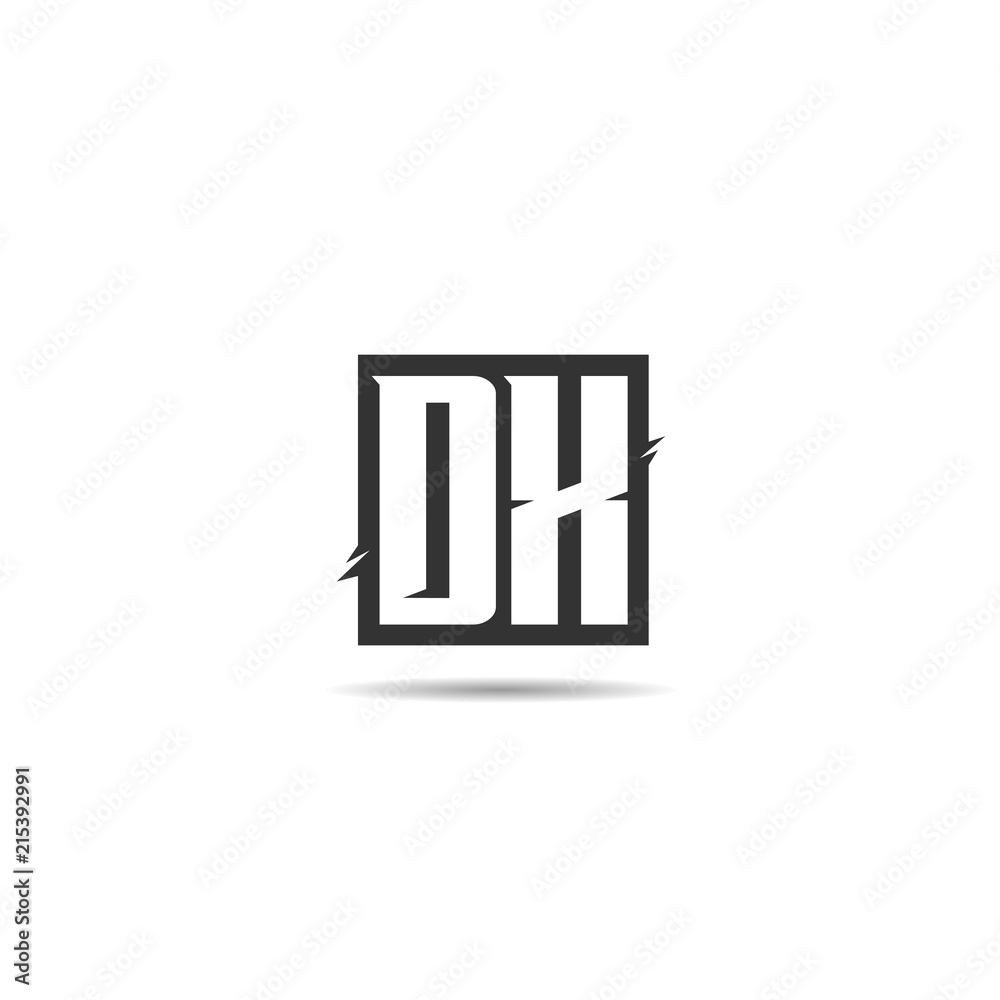 Initial Letter DX Logo Template Design Initial Letter DX Logo Template Design